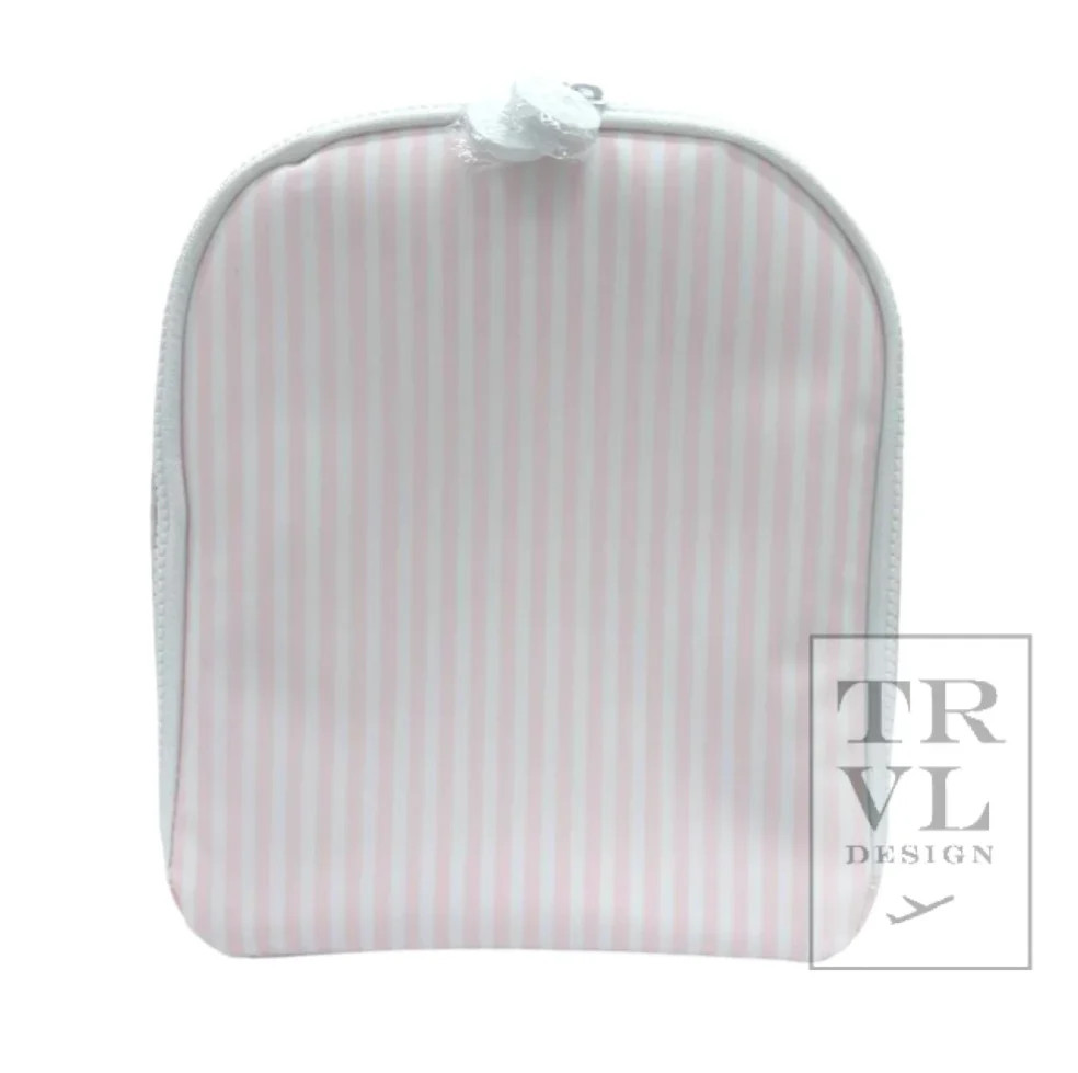 TRVL Bring It Insulated Lunch bag - Pink Pimlico Stripe | Lovely Little Things Boutique