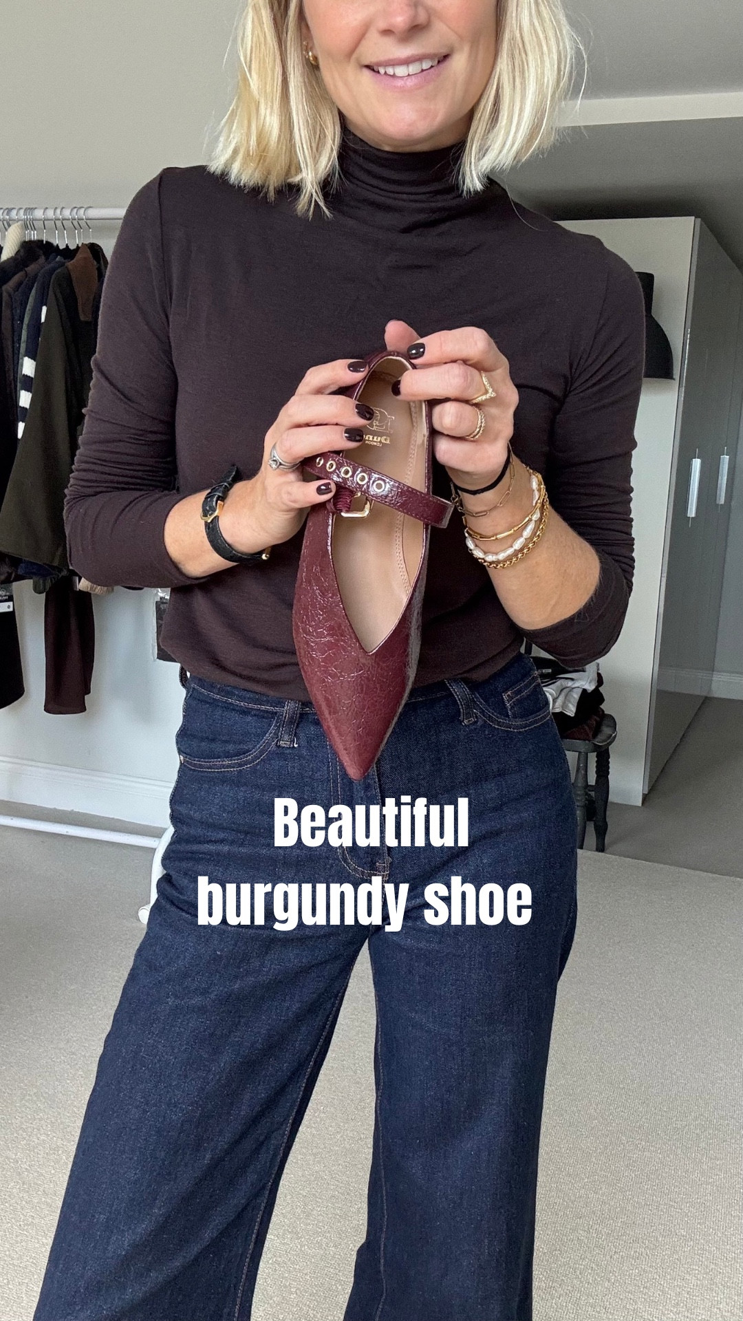 Burgundy is another key colour for the autumn and these shoes are beautiful!! 

Lots of comments about suede not being great in the rain which is true so these would stand up to that no problem. 

Also very cushioned through the sole. Just not quite as soft at the heel as the suede options I’ve shown. 

I would recommend sizing up in the Heattech as they are close fitting I have xs and usually take XXS 

Shoes
Burgundy 
Autumn Outfits 

#LTKuk #LTKautumn #LTKshoes