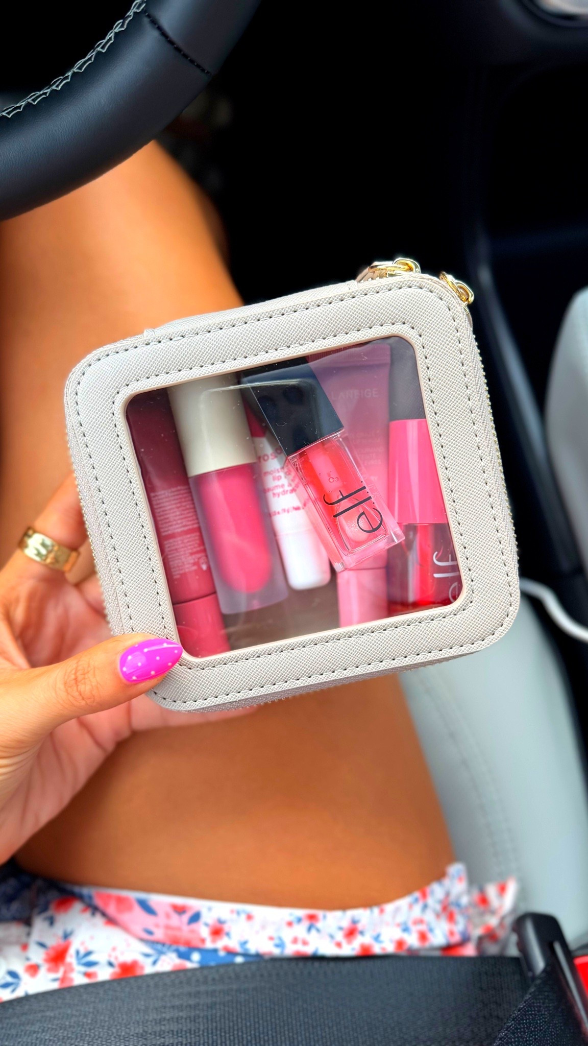 One thing about me is my lips are gonna be moisturized 👄😆🤪 I love this little carrier that zips around the edge and opens up top! Perfectly fits in my console in my car.

#LTKBeauty #LTKselfcare #LTKTravel