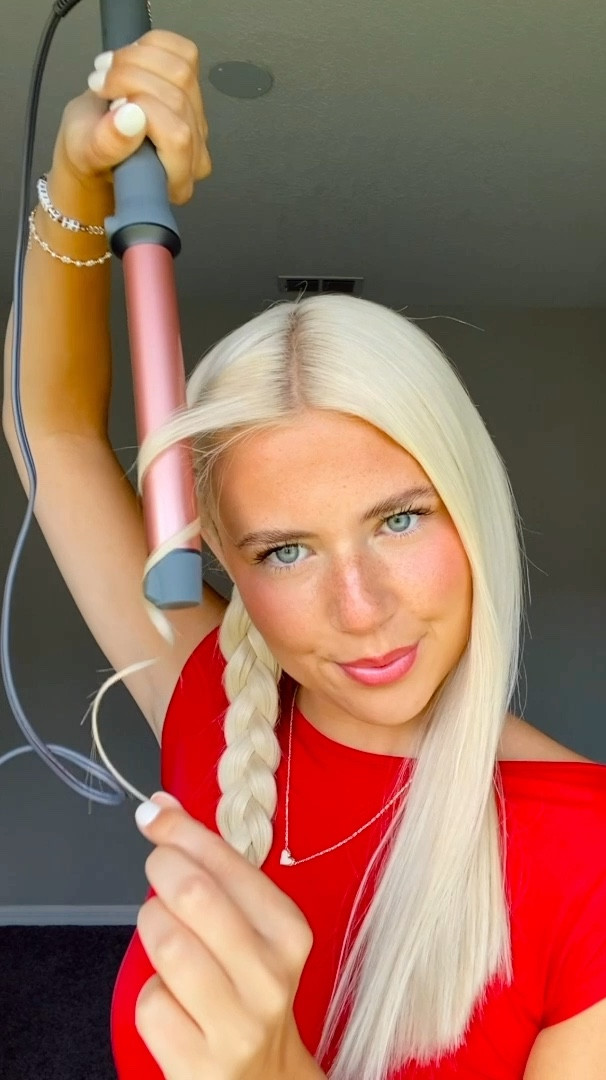 Love this hairstyle so much! This curling wand is so good from Hairitage! Super affordable which I love❤️

#LTKBeauty