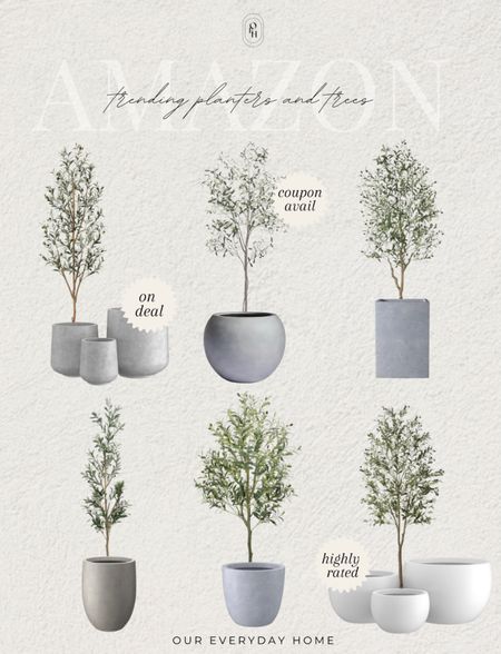 Trending planters and faux olive trees 

home decor, our everyday home, Area rug, home, console, wall art, swivel chair, side table, sconces, coffee table, coffee table decor, bedroom, dining room, kitchen, light fixture, amazon, Walmart, neutral decor, budget friendly, affordable home decor, home office, tv stand, sectional sofa, dining table, dining room

#LTKhome #LTKsalealert #LTKSeasonal