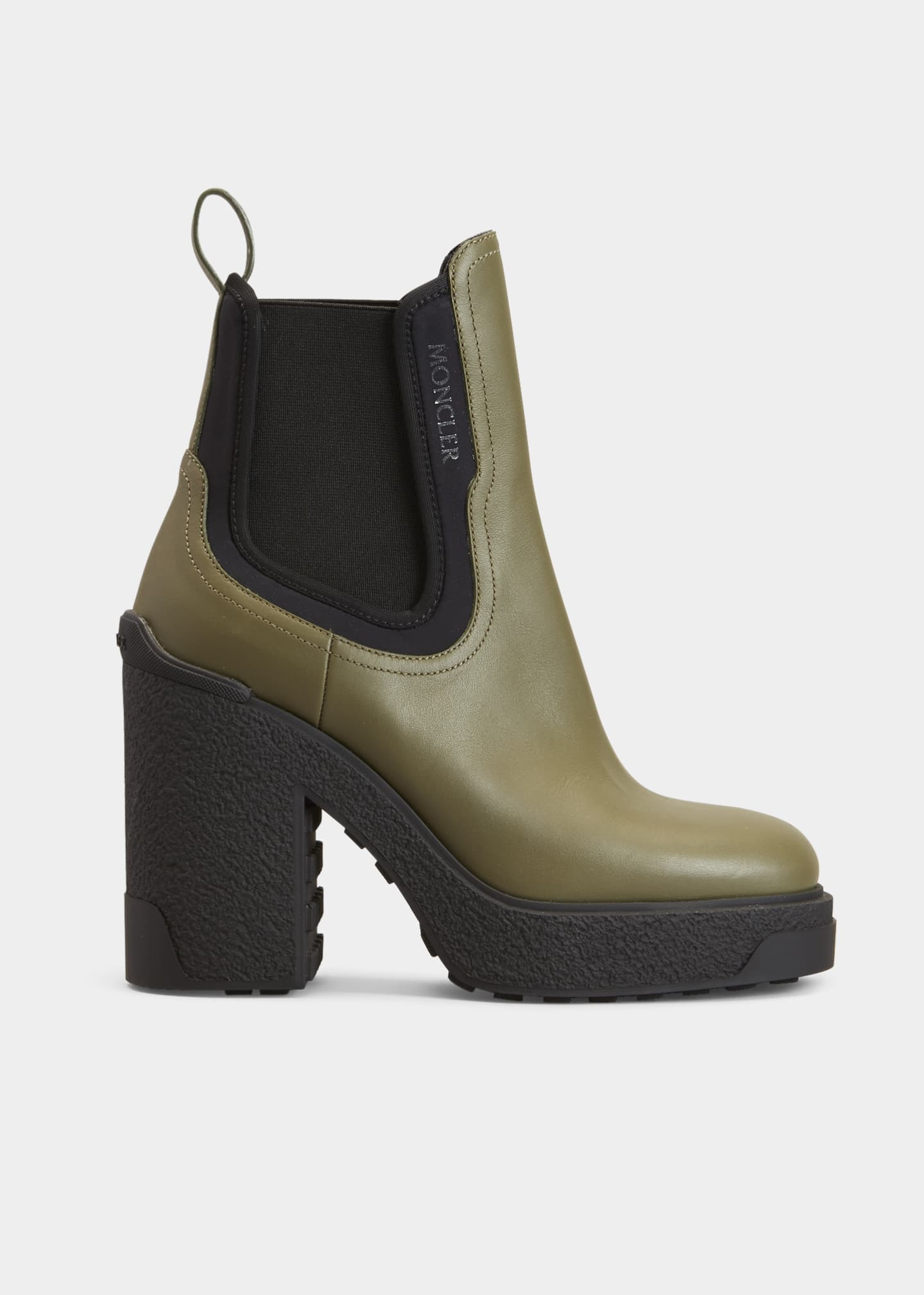 Moncler Isla Pull-On Chelsea Booties | Bergdorf Goodman