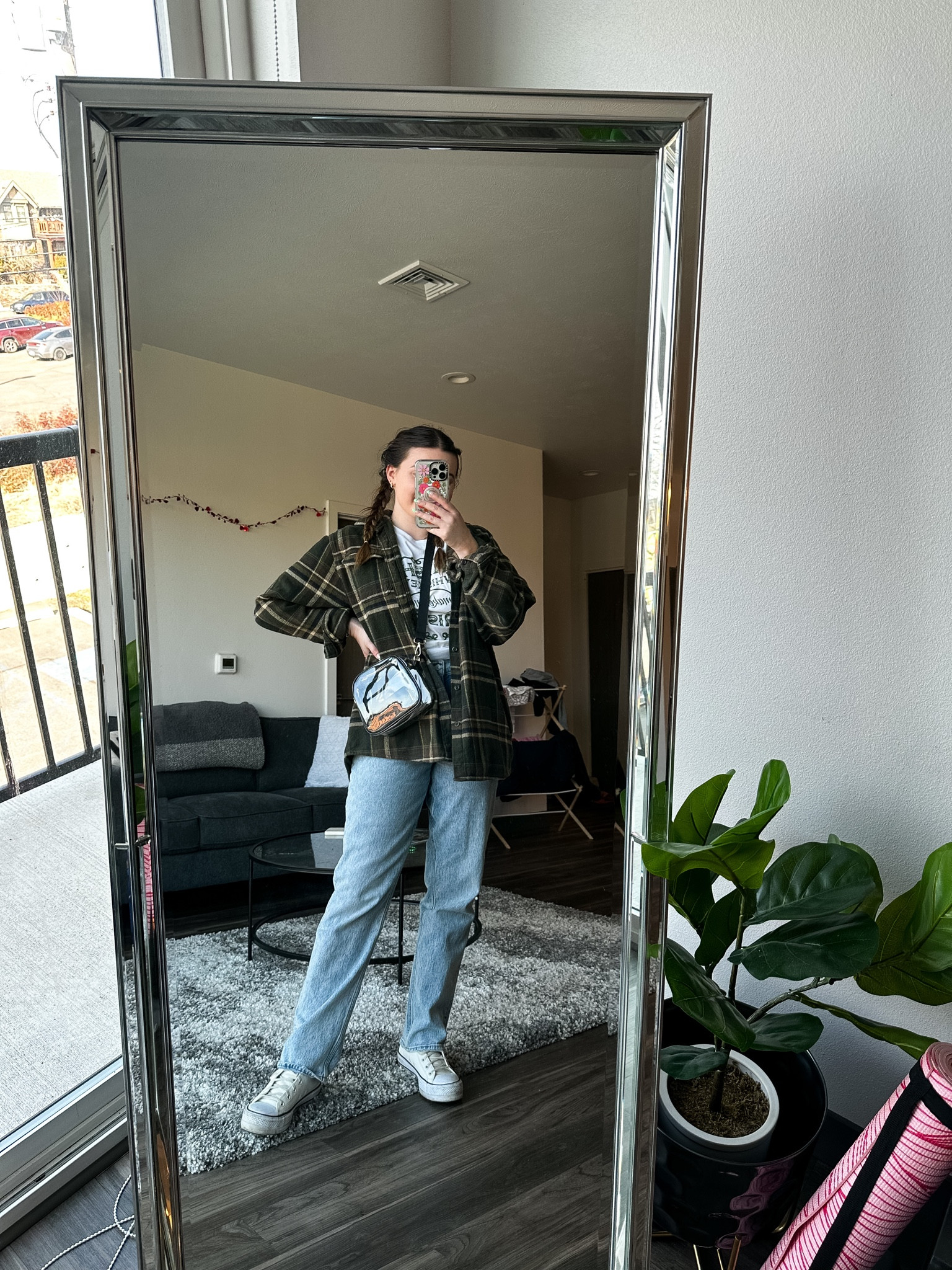 Cozy and casual spring outfit idea! Perfect for St Patrick’s Day

I’m wearing a men’s XXL flannel, size 31L jeans and size 9 sneakers 

#LTKunder100 #LTKSeasonal #LTKstyletip