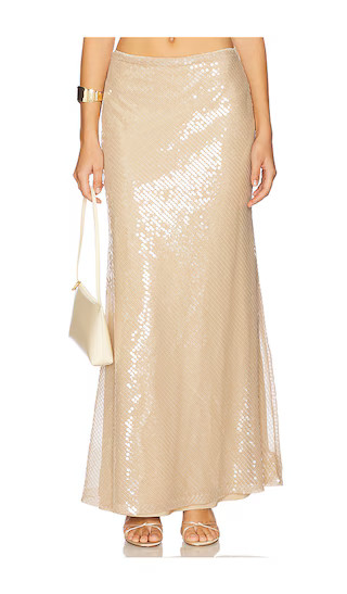 x REVOLVE X Revolve Calliope Maxi Skirt in Mocha | Revolve Clothing (Global)