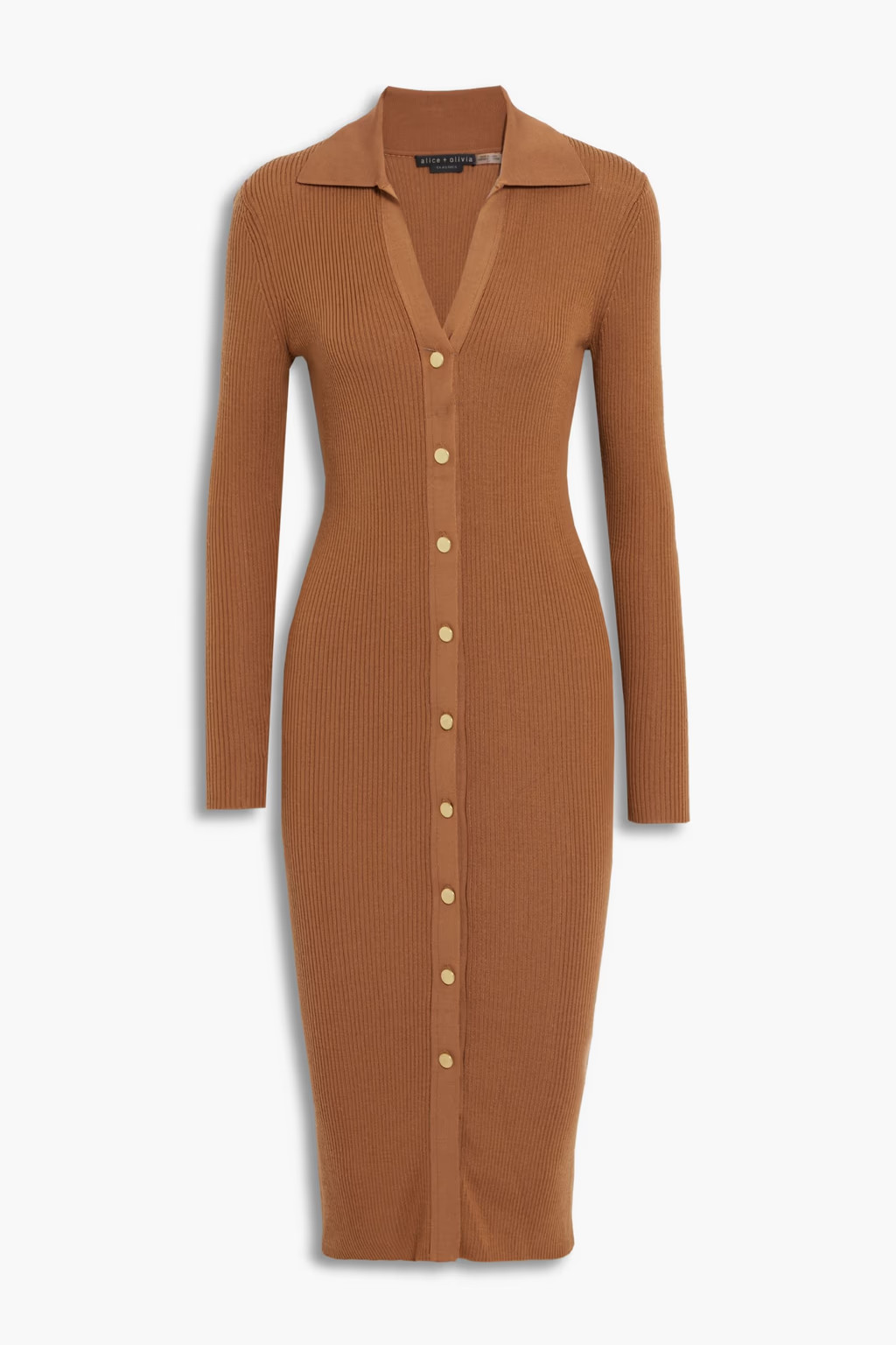 Alcina ribbed-knit midi dress | The Outnet (US and CA)