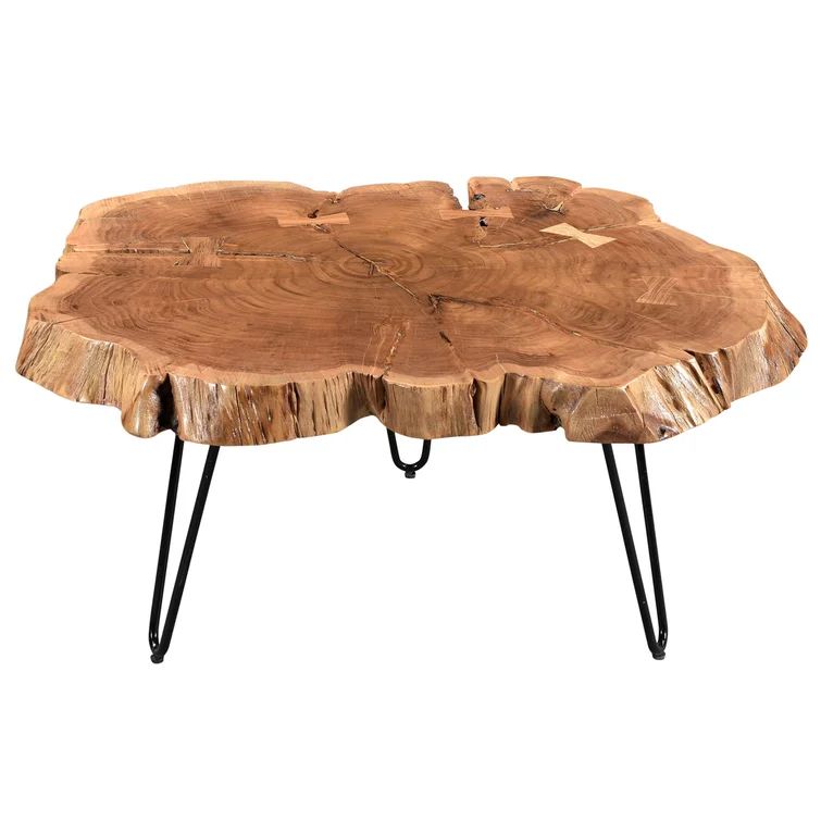 Etchison Acacia Wood Coffee Table | Wayfair North America