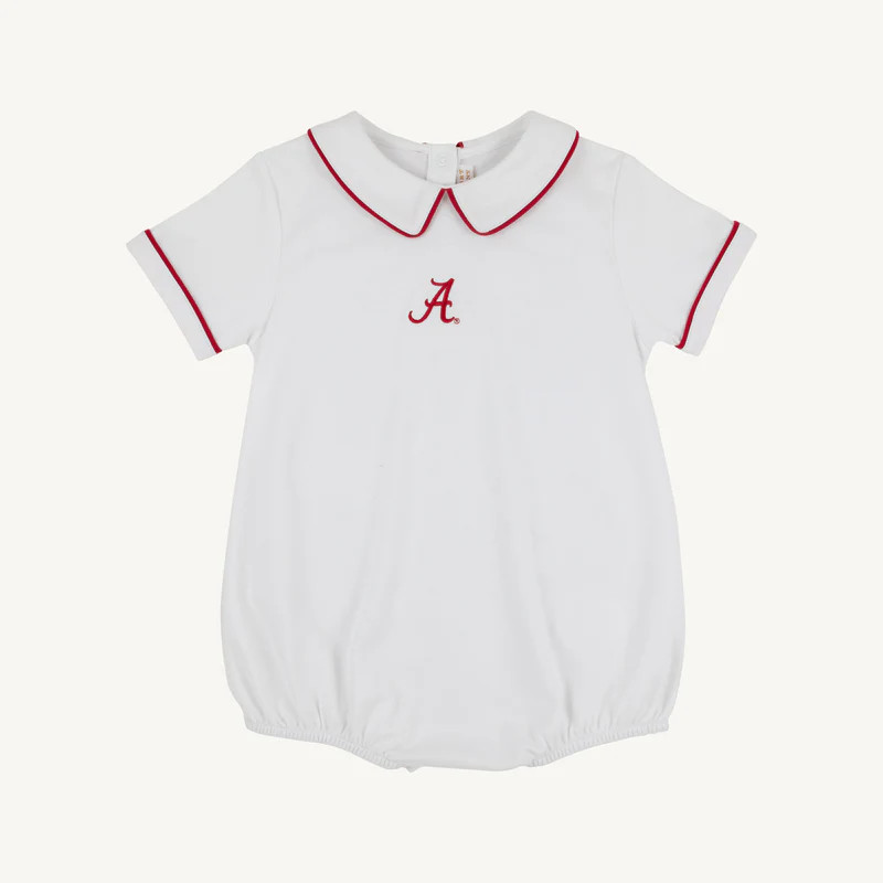 Alabama Short Sleeve Biltmore Bubble - Worth Avenue White | The Beaufort Bonnet Company