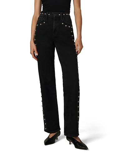 Joe's Jeans Women's The Margot High Rise Straight Leg Jean, Studded Chic Shadow, 24 | Amazon (US)