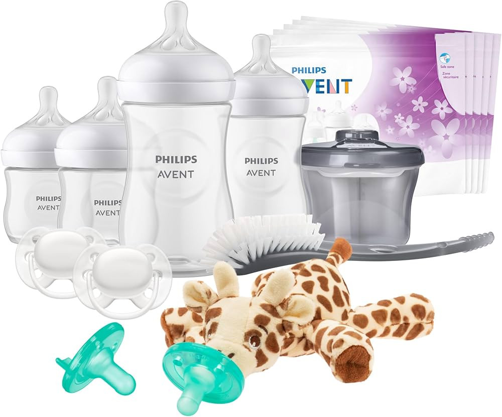 Philips AVENT Biberon naturel avec tétine à réponse naturelle, coffret cadeau pour bébé Esse... | Amazon (CA)