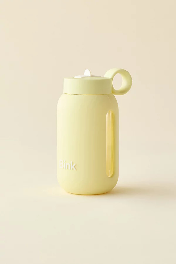 Bink 10 oz Glass Water Bottle in Butter Yellow at Urban Outfitters | Urban Outfitters (US and RoW)