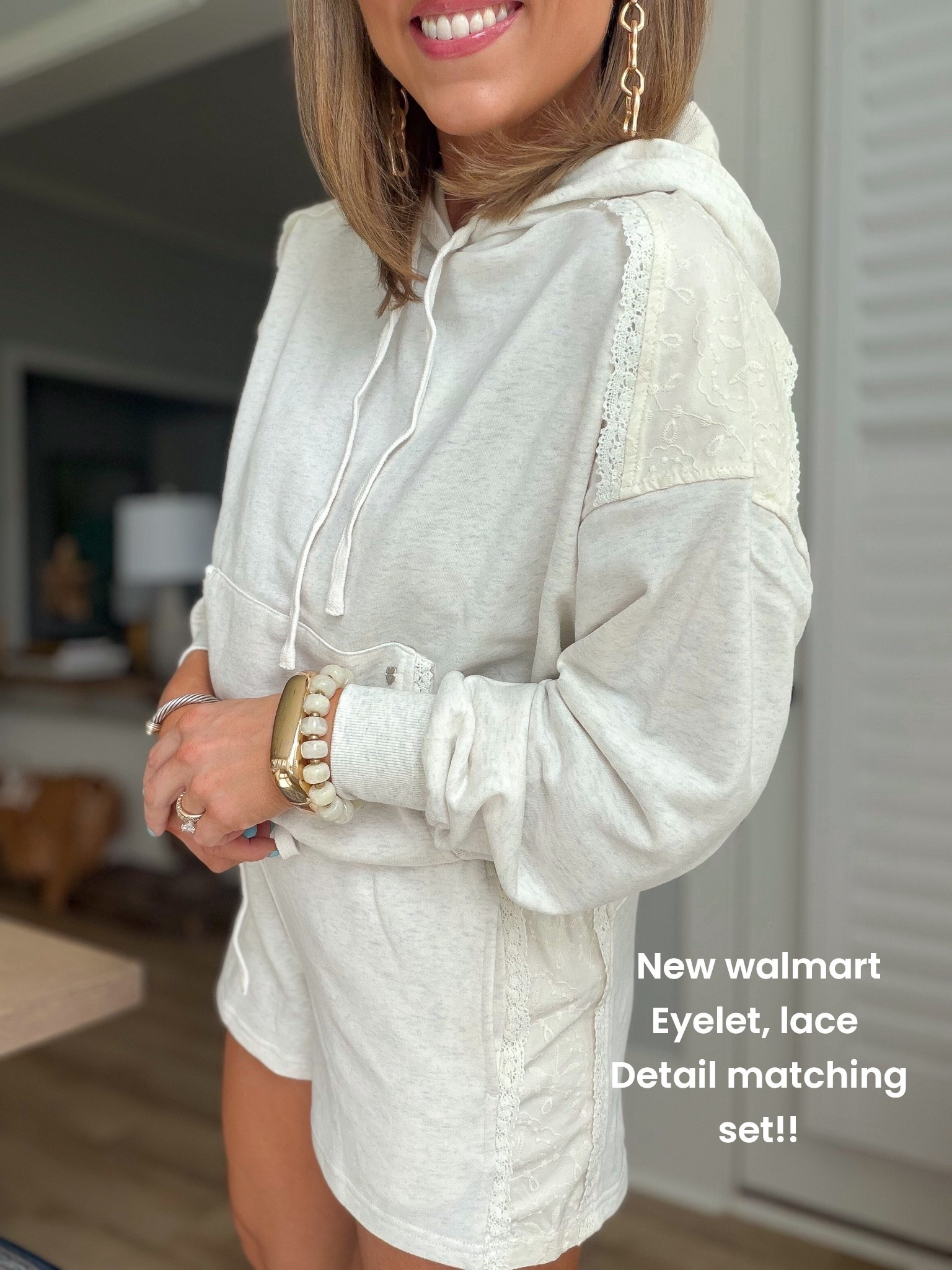 This Walmart fashion set is the definition of cute and comfortable! The soft knit fabric paired with the feminine lace details makes it feel elevated while still being perfect for lounging, running errands, travel days, or casual weekends.

✨ Soft and comfortable fabric
✨ Beautiful lace detail accents
✨ Matching hoodie and shorts set
✨ Easy outfit you can throw on and go

The kind of set you’ll reach for again and again because it feels just as good as it looks!

#WalmartFashion #WalmartFinds #MatchingSet #LoungeSet #SummerStyle #CasualChic #AffordableFashion #WalmartNewArrivals #ComfyStyle #WeekendWear #TravelOutfit #EverydayFashion #NeutralStyle #FashionFinds #OOTD

#LTKootd #LTKPetite
