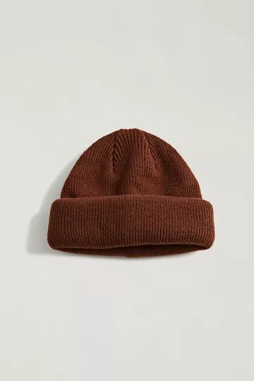 UO Short Roll Knit Beanie | Urban Outfitters (US and RoW)