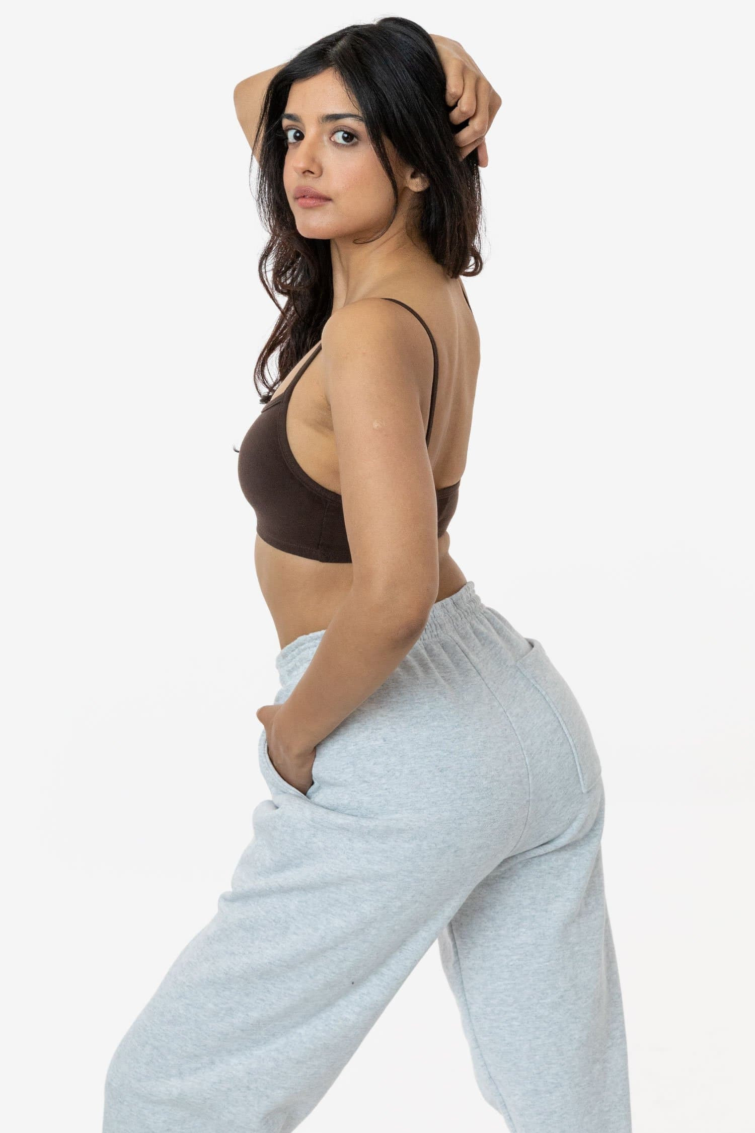 83016GD - Garment Dye Basic Bralette | Los Angeles Apparel