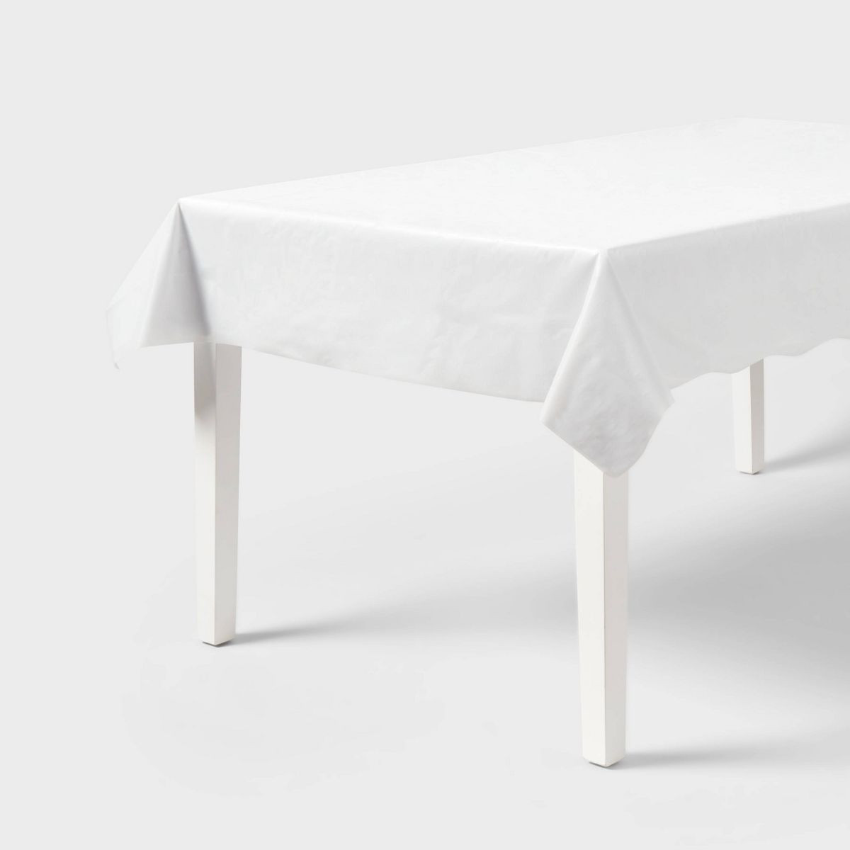 White Plastic Table Cloth - Spritz™ | Target