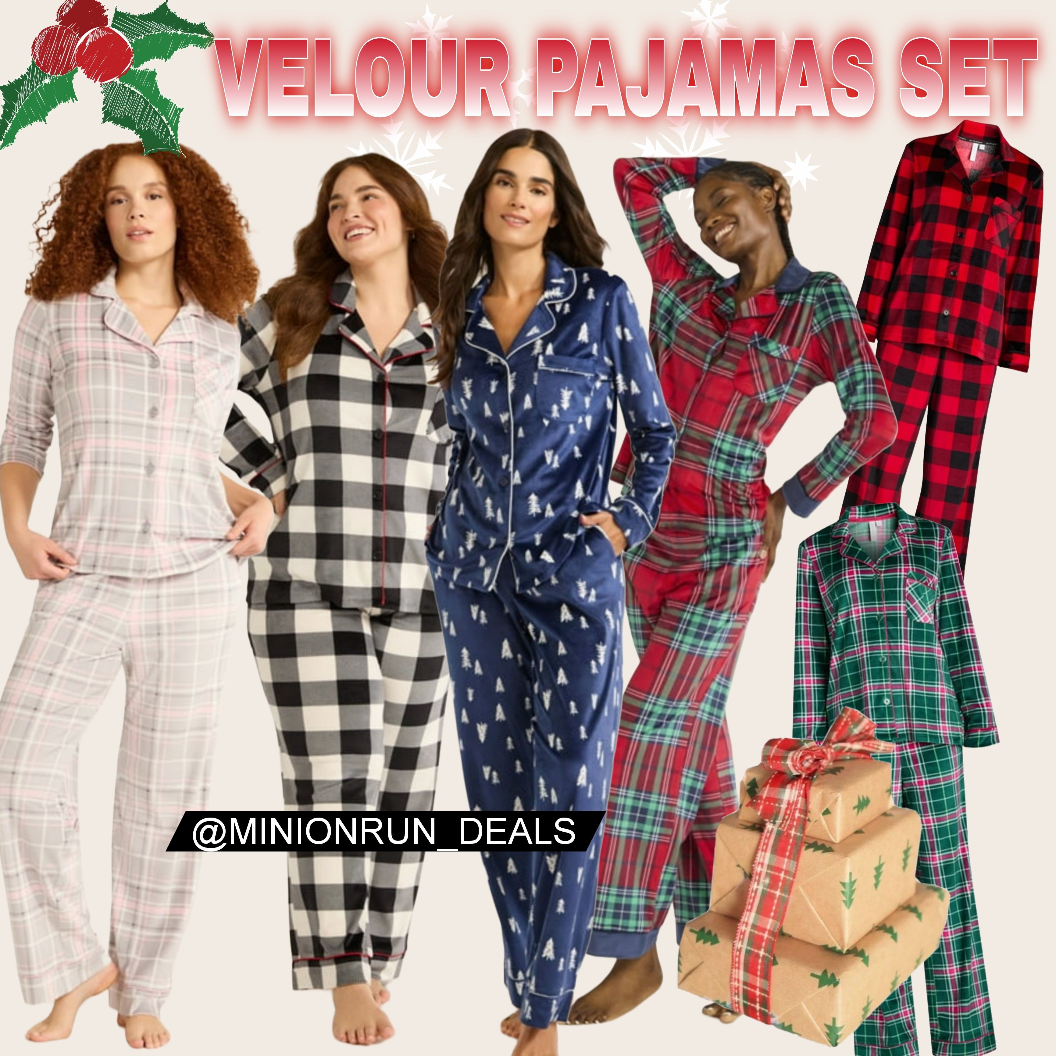 #ad #sponsored 🎁 Looking for some cozy festive gifts for under $20? 😍 I found these comfy Joyspun Velour Pajama Set @walmart perfect for that special someone on your list!#walmartgifts #walmart #walmartpartner 

#LTKHoliday #LTKSeasonal #LTKGiftGuide