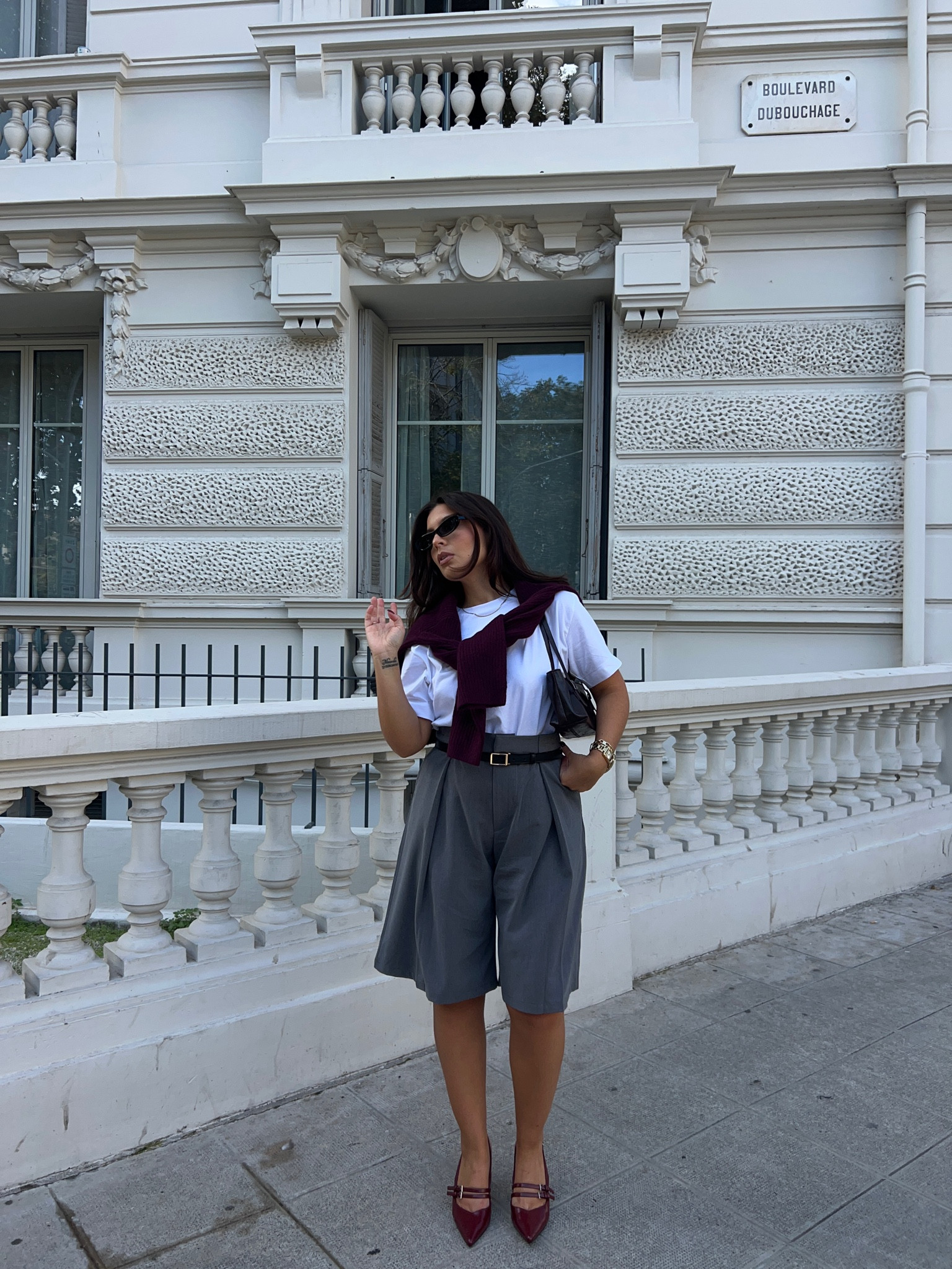 Burgundy and grey look 🩶🍒

#LTKfrance #LTKautumn #LTKstyletip