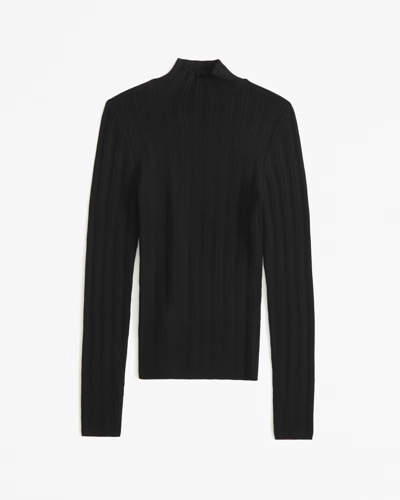 Slim Rib Turtleneck Sweater | Abercrombie & Fitch (US)
