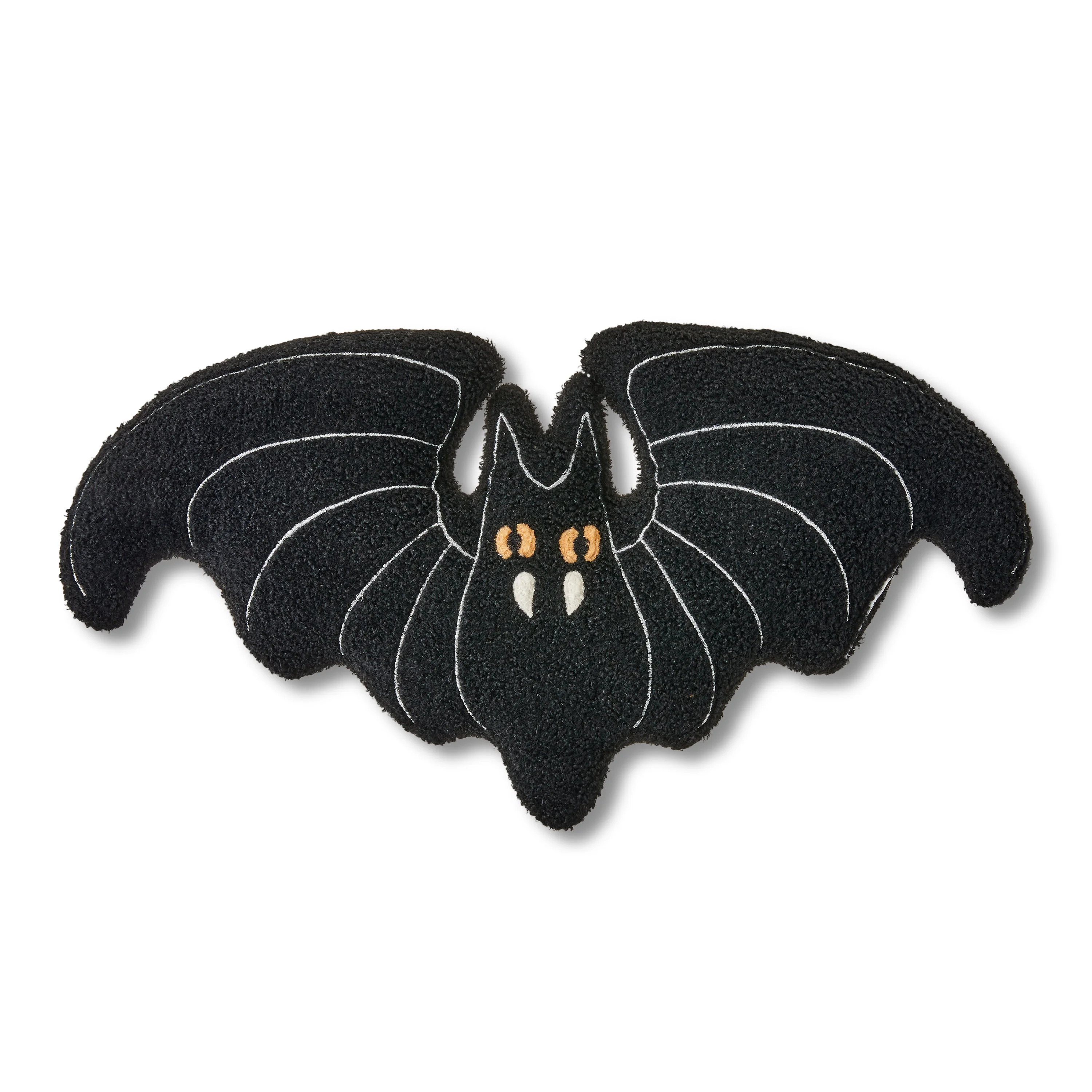 Bat Decorative Pillow, Black, 22" x 11", Halloween by Way To Celebrate | Walmart (US)