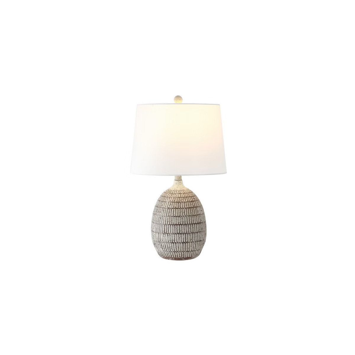 Dewlen Table Lamp - 24 Inch Height - TBL4421 - Brown/White - Safavieh | Target