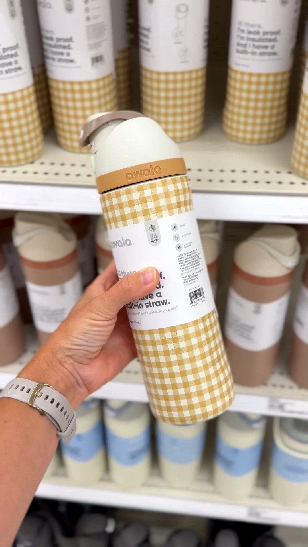 Gingham owala bottle 😍

#LTKTravel #LTKActive #LTKHome