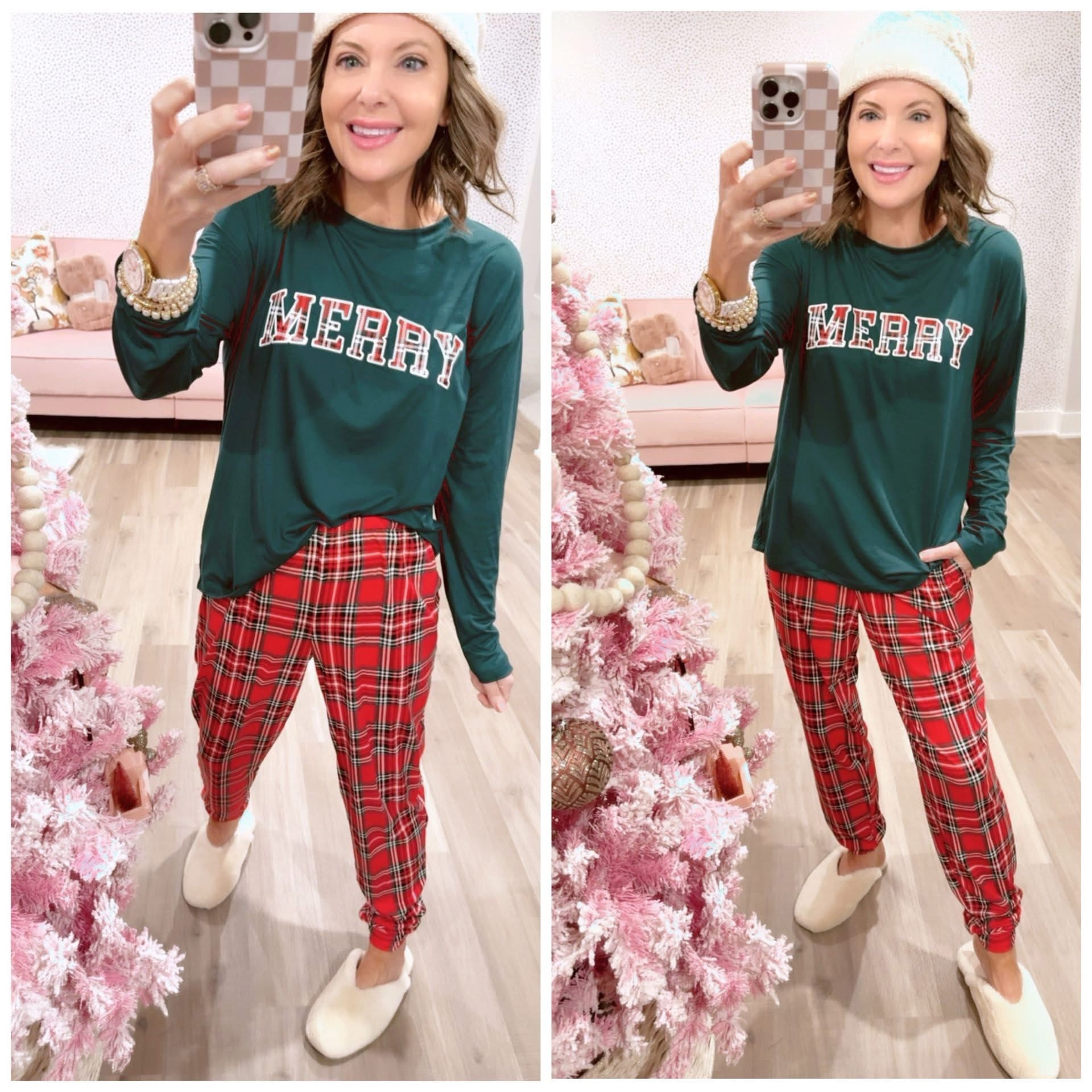 Good Morning! Happy Monday! My set of PJS are under $13! Crazy soft! Has pockets! True to size! 

Drop 🔗👇 

#LTKGiftGuide #LTKdayinmylife #LTKHoliday