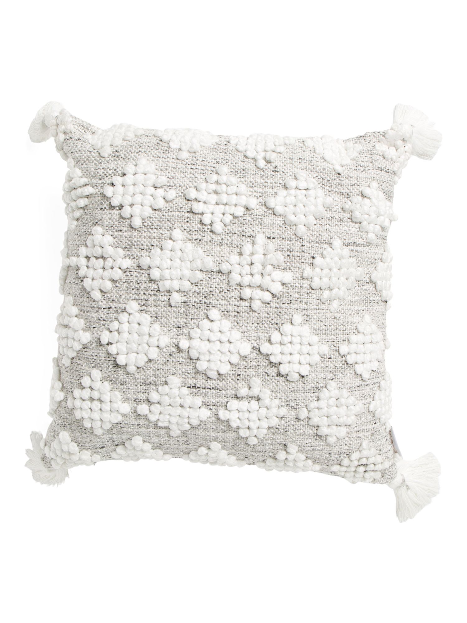 18x18 Indoor Outdoor Textured Pillow | TJ Maxx