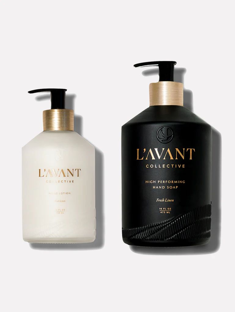 Hand Lotion + Hand Soap Bundle - Fresh Linen | L'AVANT Collective