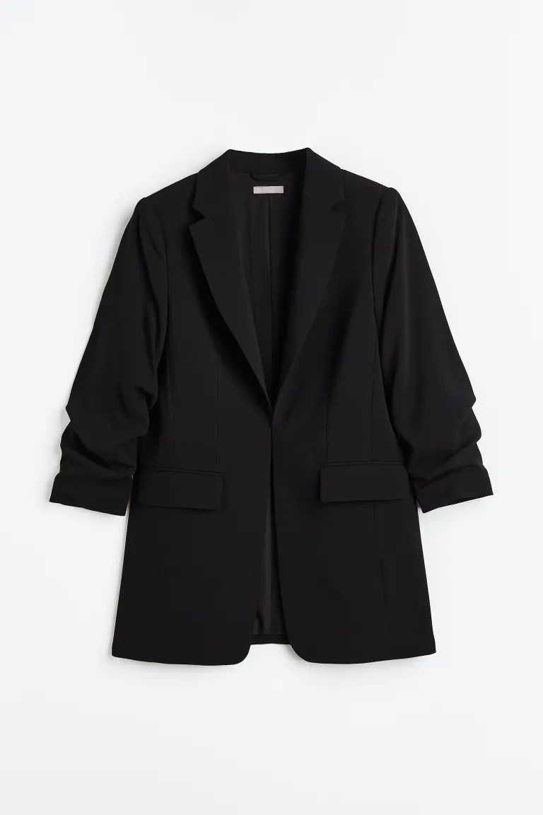 Gathered-sleeve Jacket | H&M (US + CA)