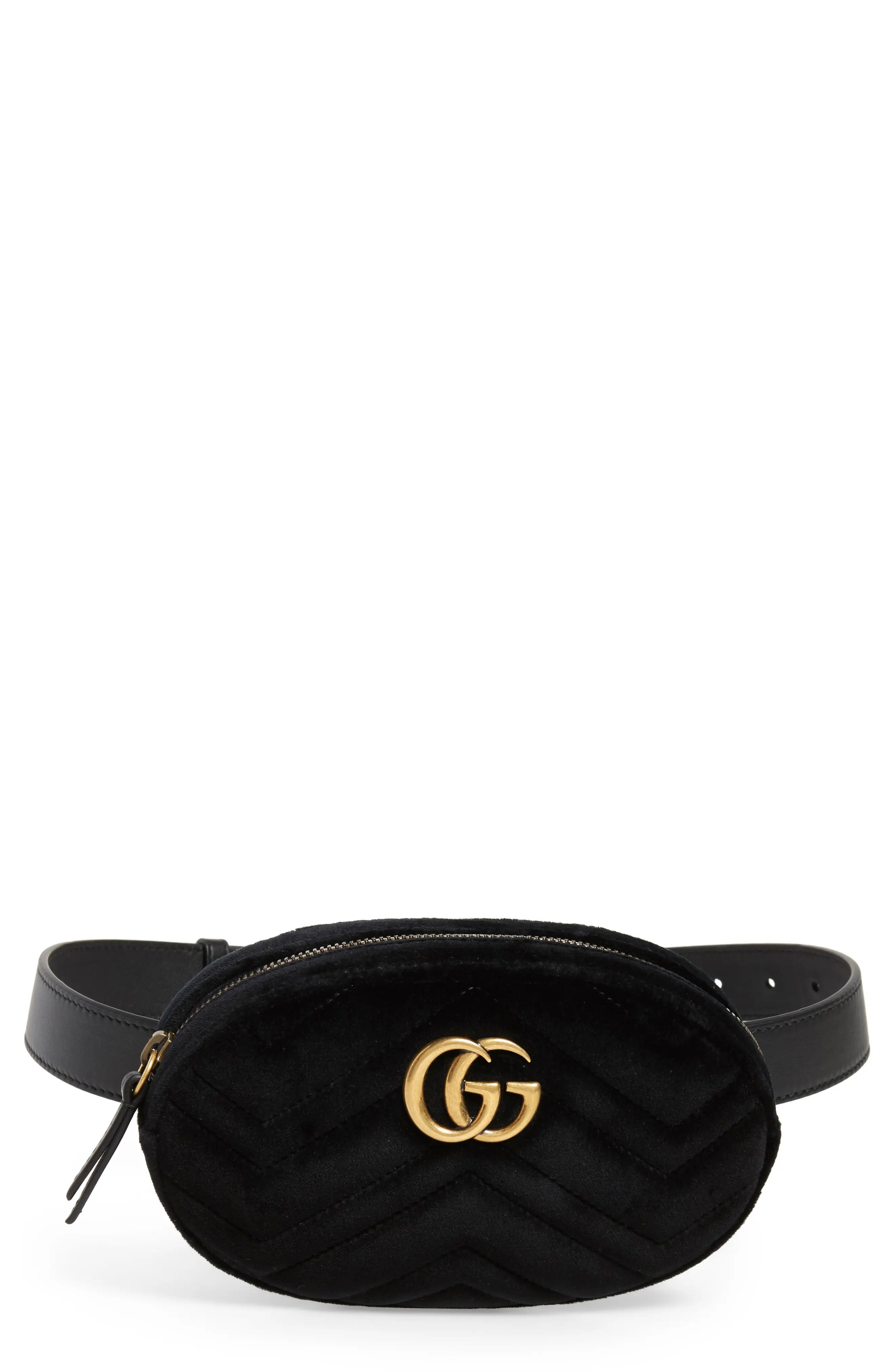 Gucci Small GG Marmont 2.0 Velvet Belt Bag | Nordstrom