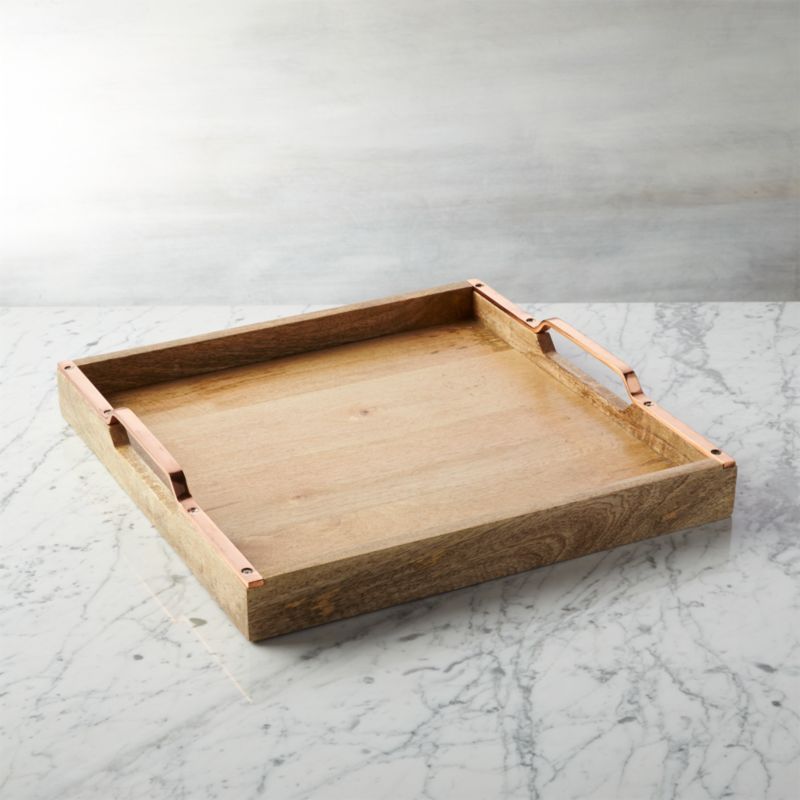 Beck Tray + Reviews | Crate and Barrel | Crate & Barrel