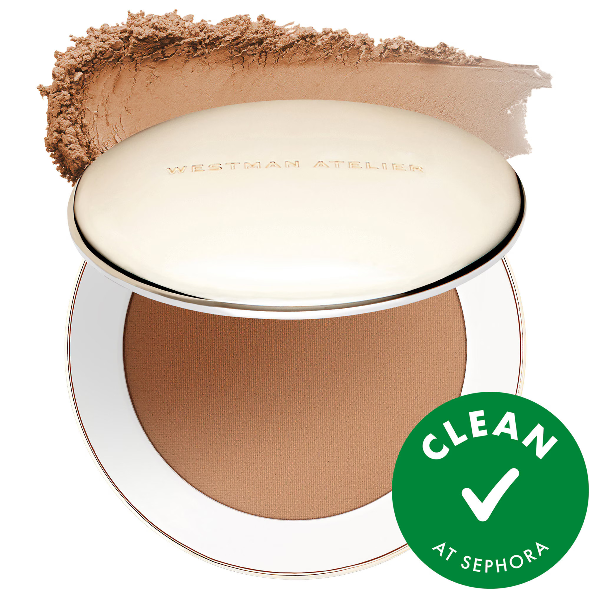 Westman Atelier Vital Pressed Skincare Blurring Talc-Free Setting Powder Dune 0.17 oz / 5 g | Sephora (US)