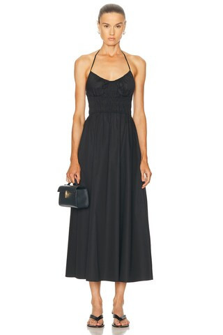 Solid & Striped The Lolita Dress in Black | FWRD 