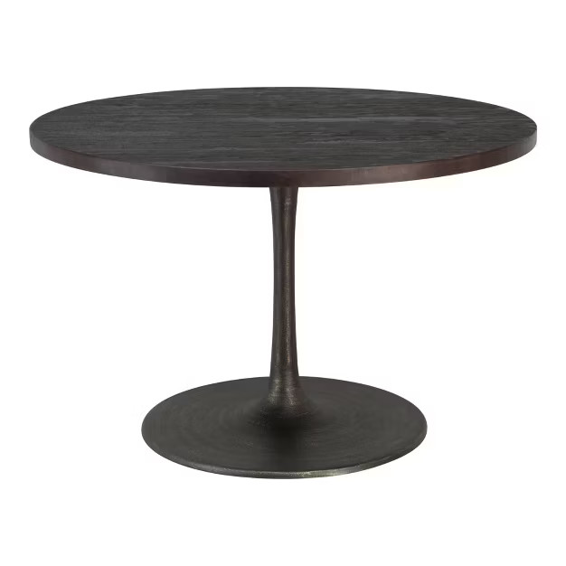 47" Saroyan Dining Table Black - ZM Home | Target