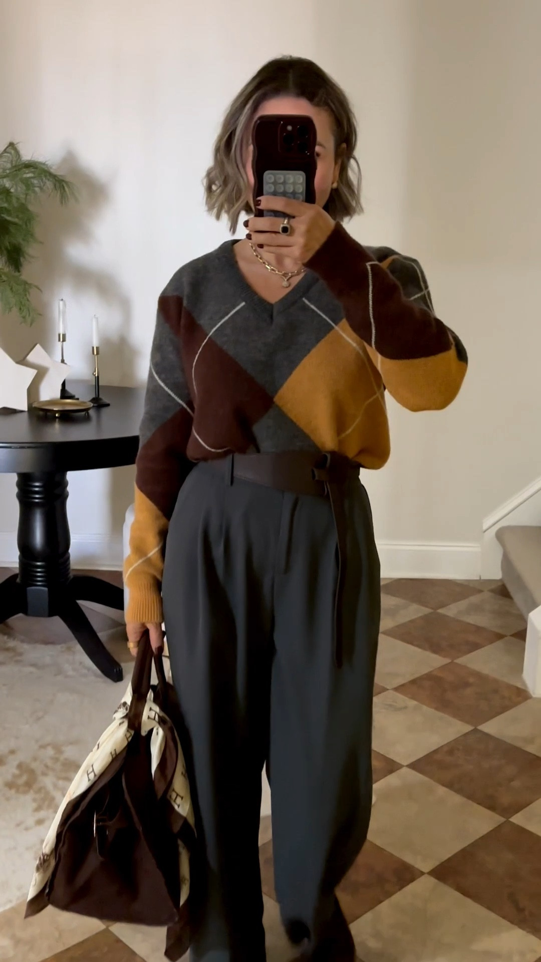 Winter outfit
This may possibly be the coziest sweater I own, I love the colors on it because it gives me so many other options to wear it with! 
#sweater #trousers #loafers #suede #winter #outfits 

#LTKGiftGuide #LTKHoliday #LTKFindsUnder50