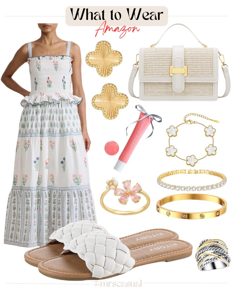 The dreamy Amazon dress you’ll wear on repeat all summer 🌼 vacation vibes 🔗⬇️

#LTKSeasonal #LTKgrwm #LTKOver40