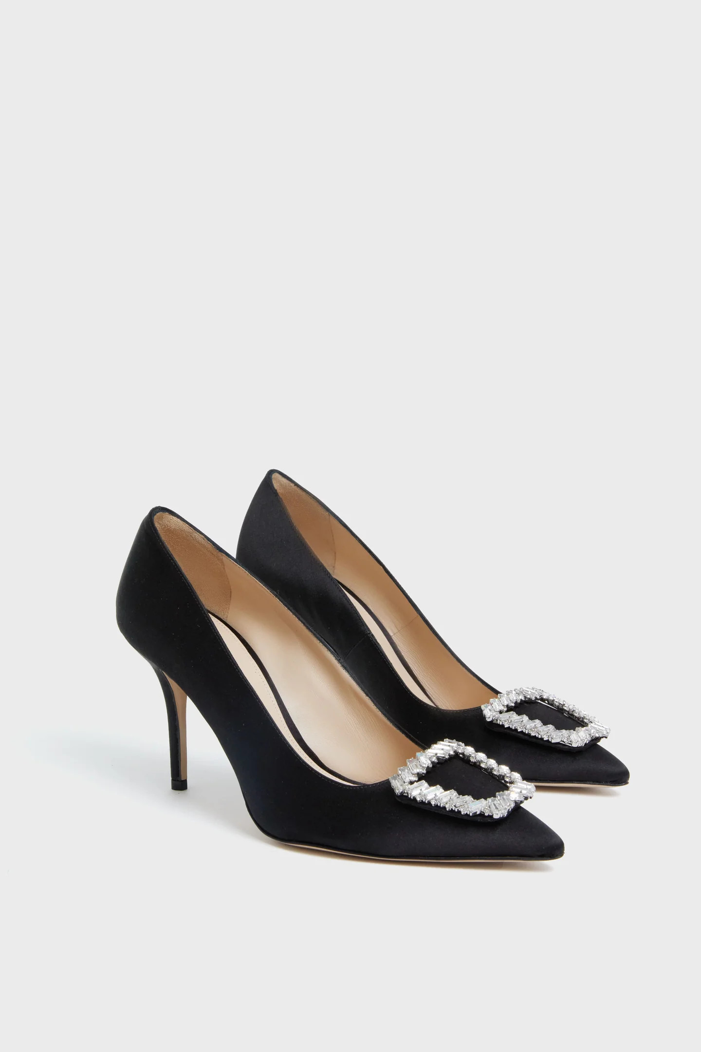 Black Sophia Heels with Jewels | Tuckernuck (US)