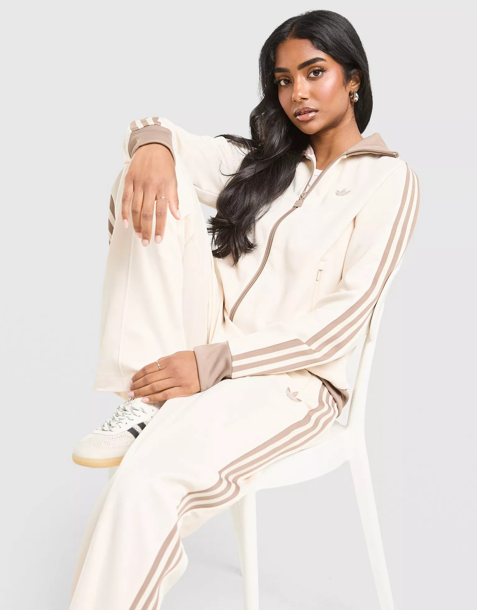 Cream adidas Originals Classic Track Top - JD Sports UK | JD Sports (UK)