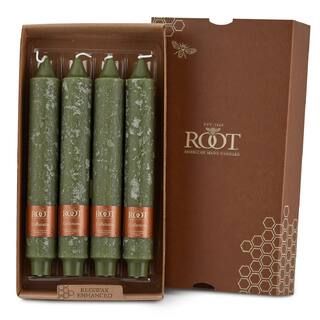 Root Candles 9" Unscented Timberline™ Collenette Taper Candles, 4ct. | Michaels Stores