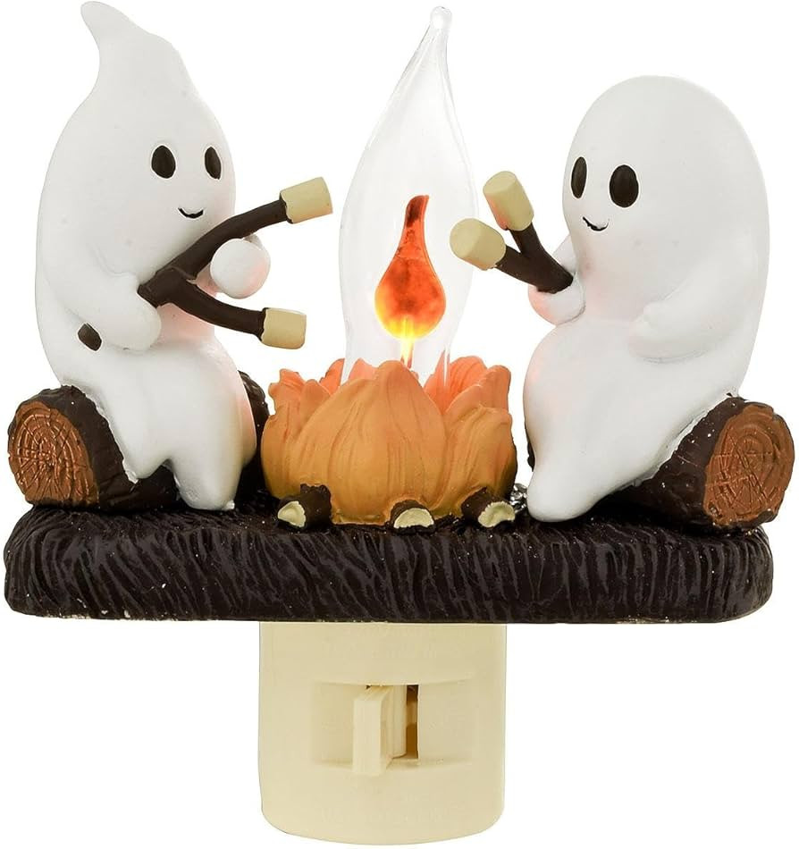 Ghost Campfire Nightlight, Ghost Campfire Flicker Nightlight for Halloween Decorations, 3D Led Gh... | Amazon (US)