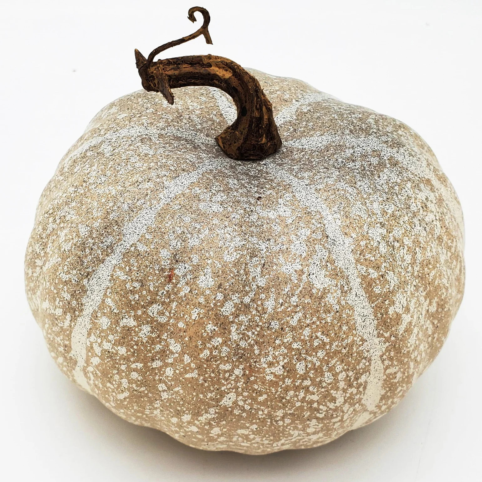 Harvest Small Gray Speckled Foam Pumpkin Decoration, 6 in Dia x 5 in H, Way to Celebrate | Walmart (US)