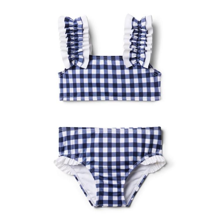 Gingham Ruffle 2-Piece Swimsuit | Janie and Jack