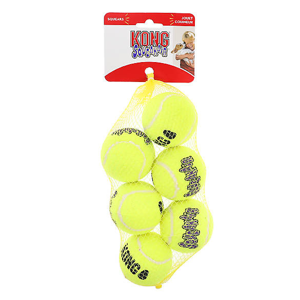 KONG® AirDog® Tennis Ball Set Squeaker Dog Toy - 6 Pack | PetSmart