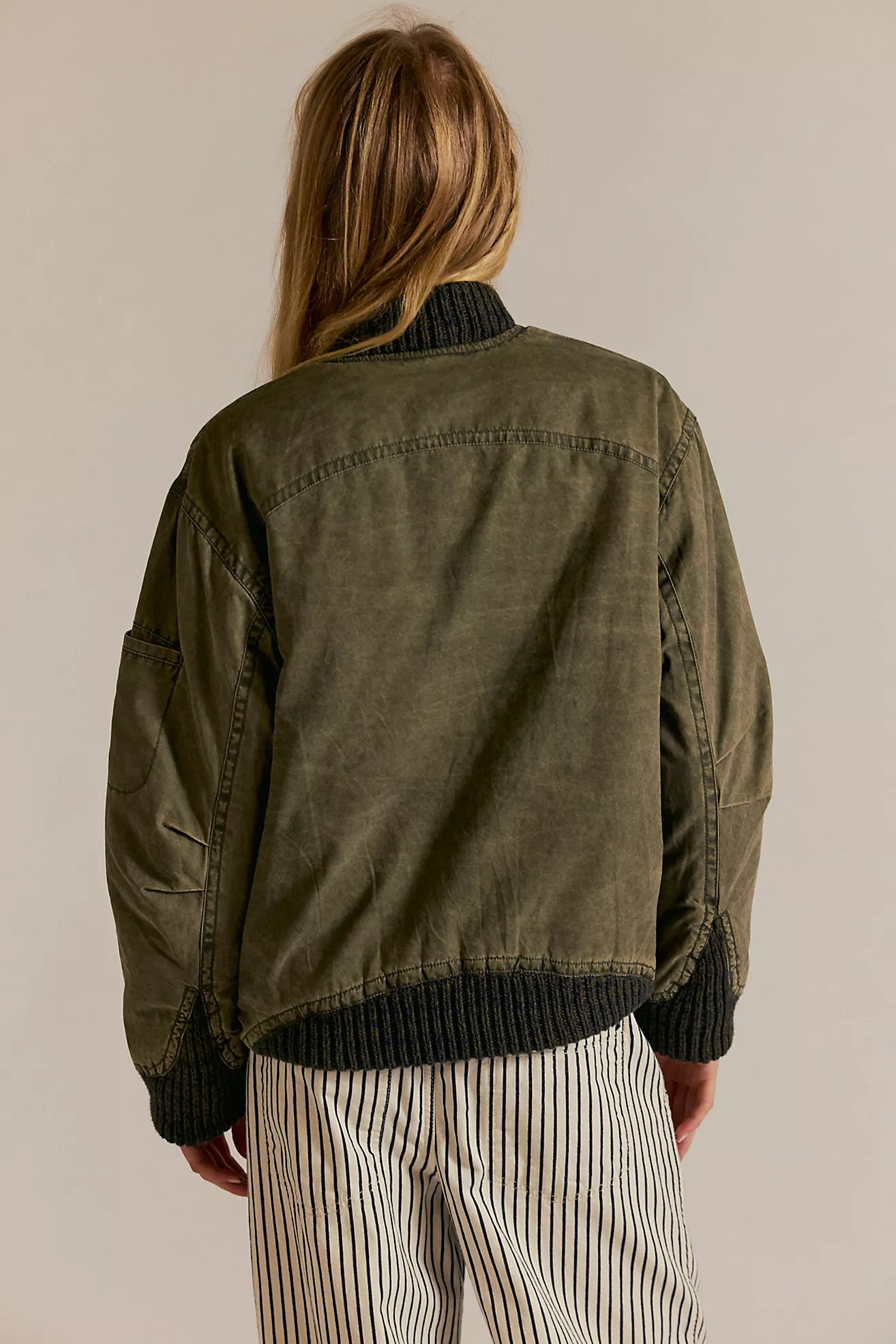 We The Free Jax Washed Bomber | Free People (Global - UK&FR Excluded)