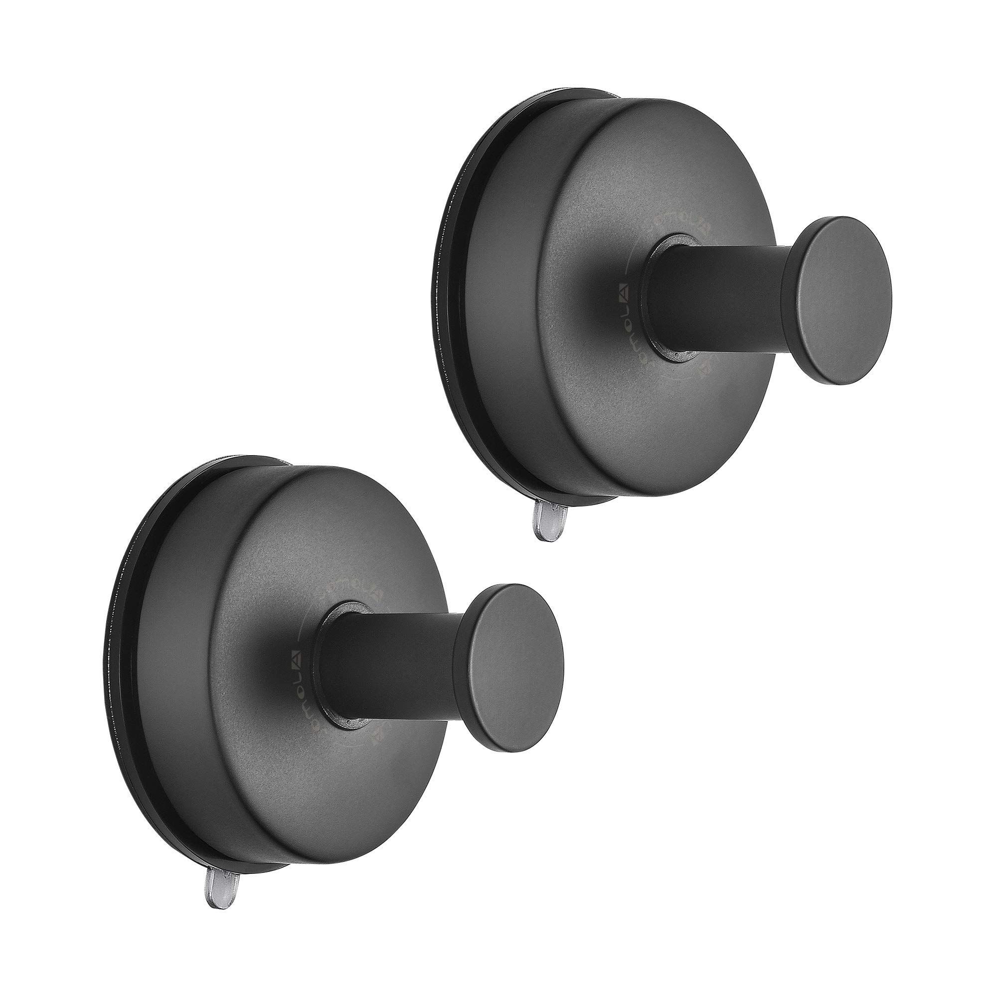 JOMOLA 2PCS Stainless Steel Bathroom Towel Hook Suction Cup Holder Utility Shower Hooks Hanger for T | Amazon (UK)