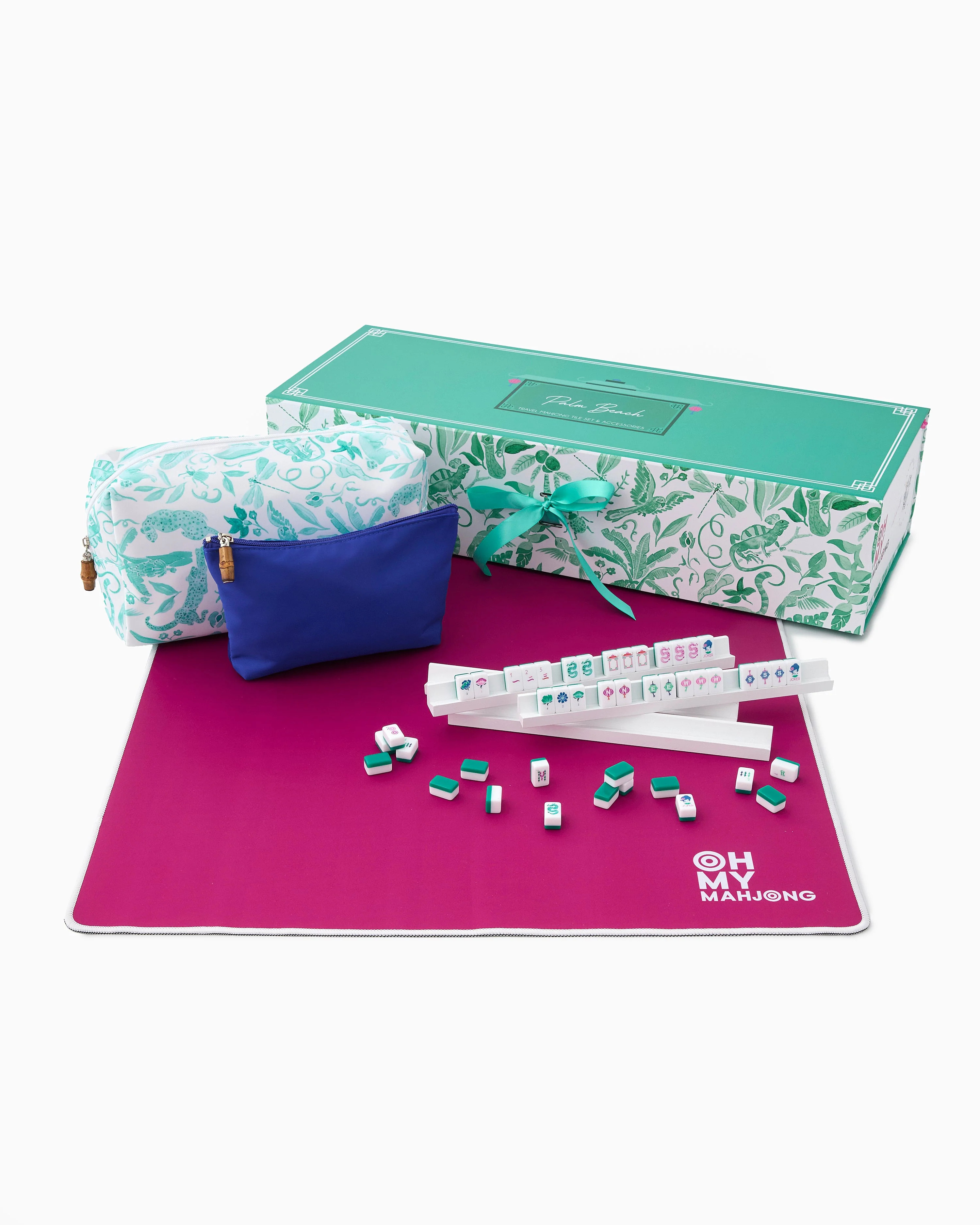 Palm Beach Mahjong Travel Set | Oh My Mahjong