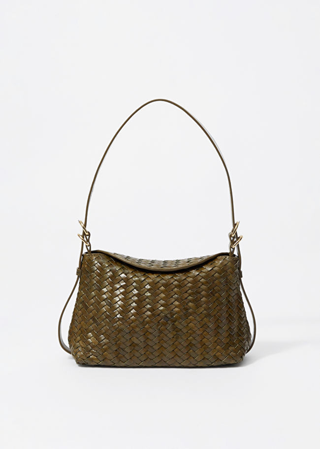Small Braided Leather Tote | & Other Stories EU