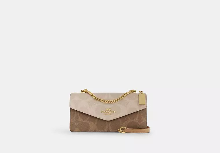 Klare Envelope Crossbody Bag In Blocked Signature Canvas | Coach (US)