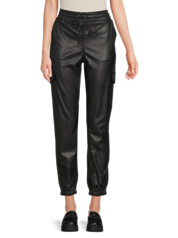 RD style Blair Faux Leather Joggers on SALE | Saks OFF 5TH | Saks Fifth Avenue OFF 5TH