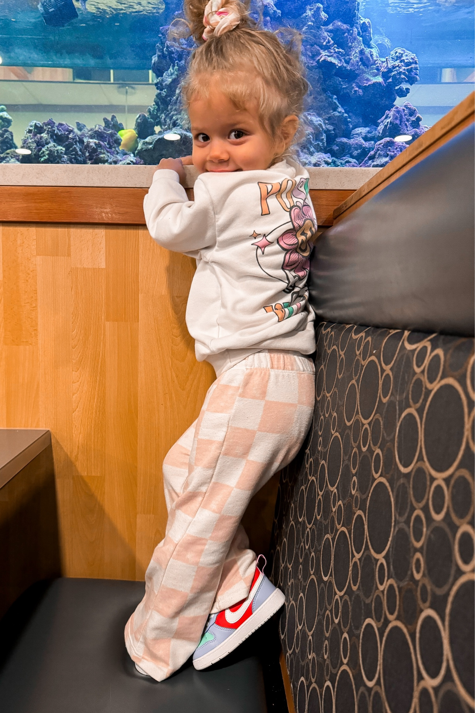 Last minute little toddler vibe | Nikes | Target flare pants | SHEIN sweatshirt 
#toddlerstyle #bohochic #girlygirls #fashionstyle #cozy 

#LTKsalealert #LTKkids #LTKshoecrush