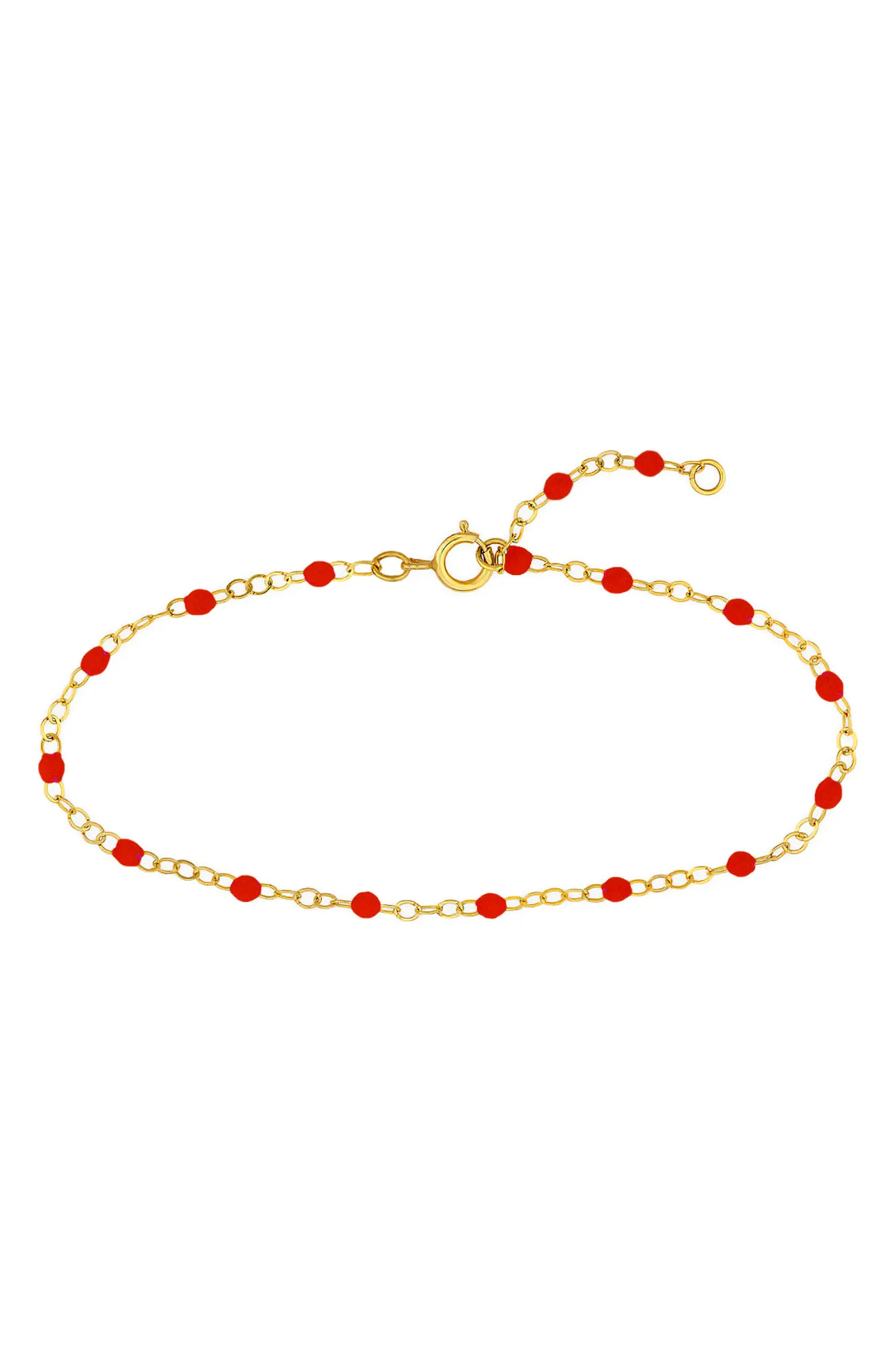 Enamel Chain Bracelet | Nordstrom Rack